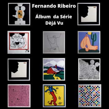 Fernando Ribeiro Álbum contendo 10 gravuras e a Caixa que também é assinada 