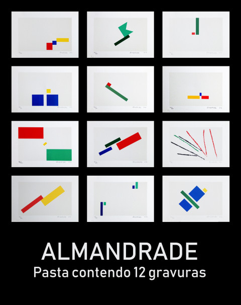 Almandrade Álbum contendo 12 gravuras 